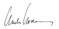 Signature of Charlie Goddard